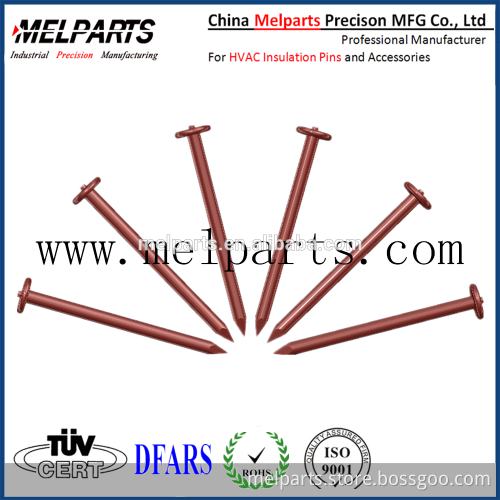 Insulation pins for insulation material